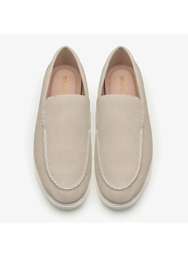 نديور حذاء رجالي بدون كعب من إندور، حذاء كاجوال سهل الارتداء بنعل أبيض - Image 2